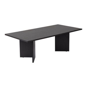 Fekete matt dohányzóasztal 60x119 cm Sabin – Kalune Design kép