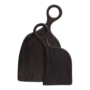 Fa szervírozó vágódeszka készlet 2 db-os 41 x 21 cm Palani – House Nordic kép