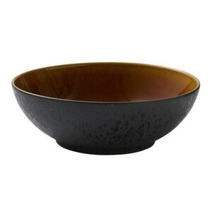 Fekete-borostyán színű kőedény tál ø 30 cm Gastro Black/Amber – Bitz kép