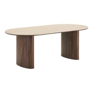 Étkezőasztal kerámia asztallappal 100x210 cm Delphi – House Nordic kép