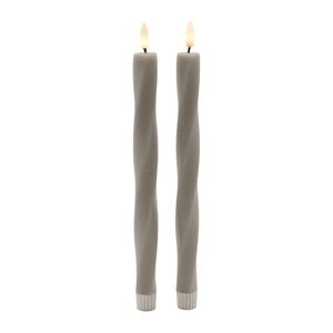 Elemmel működő LED gyertya szett 2 db-os (magasság 26 cm) Sille Twist – Sirius kép