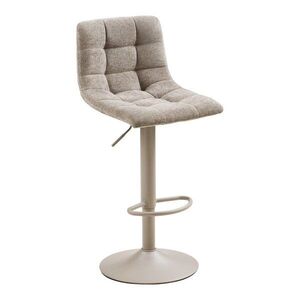 Világosszürke kárpitozott állítható magasságú-forgó bárszék szett 2 db-os (ülésmagasság 63 cm) Middelfart – House Nordic kép
