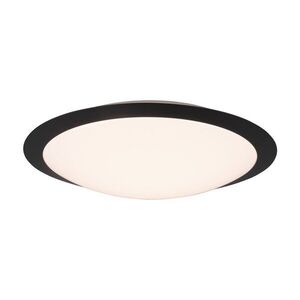 Matt fekete LED mennyezeti lámpa ø 42 cm Umberto – Trio kép