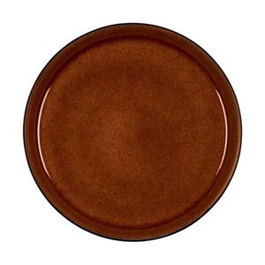 Fekete-borostyán színű desszertes kőedény tányér ø 21 cm Gastro Black/Amber – Bitz kép