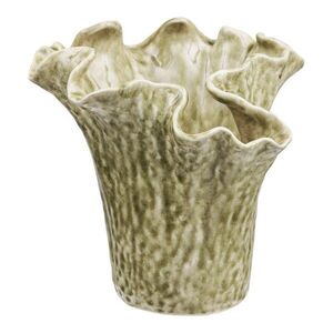 Szürkésbézs kerámia váza (magasság 23, 5 cm) – House Nordic kép