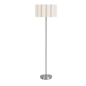 Bézs-ezüstszínű len állólámpa (magasság 150 cm) Wattom – House Nordic kép