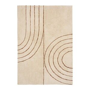 Bézs pamutkeverék szőnyeg 160x230 cm Tampa – House Nordic kép