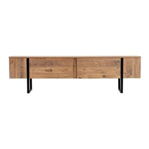 Natúr színű TV-állvány borovi fenyő dekorral 180x50x29, 5 cm Serenity – Kalune Design kép