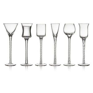 Röviditalos pohár szett 6 db-os 50 ml Roma – Lyngby Glas kép