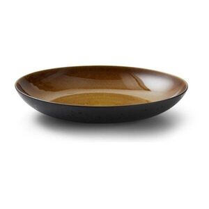 Fekete-borostyán színű kőedény tál ø 40 cm Gastro Black/Amber – Bitz kép