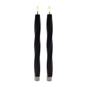 Elemmel működő LED gyertya szett 2 db-os (magasság 26 cm) Sille Twist – Sirius kép