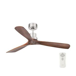FARO Barcelona FARO 33370DC - Mennyezeti látor LANTAU barna/matt króm á. 132 cm + távirányítás 33370DC kép