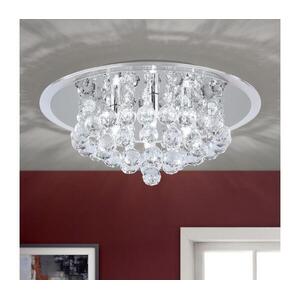 Orion DLU 2378/4/38-Kristály mennyezeti lámpa GLORIA 4xG9/40W/230V átm. 38 cm króm DLU 2378/4/38 chrom kép