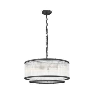 Zuma Line P0528-06H-P7AC - Csillár láncon SERGIO 6xE14/60W/230V fekete P0528-06H-P7AC kép