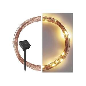 LED napelemes lánc LED/2, 4W/1, 2V 1xAA 15 m IP44 3000K 600 mAh D3ZW01 kép