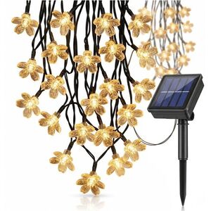 SMART LED Solární světelná girlanda květiny 10 m, teplá bílá kép