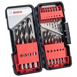 BOSCH 2608577350 PointTeQ HSS spirálfúró készlet, 18 db, ToughBox, 1-10 mm kép