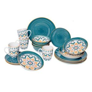 Porcelán étkészlet 30 db-os Hestia - Bonami Essentials kép