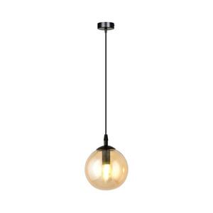 EMIBIG Kábelcsillár COSMO 1xE14/10W/230V átm. 14 cm fekete/füstszínű bézs 713/1 kép