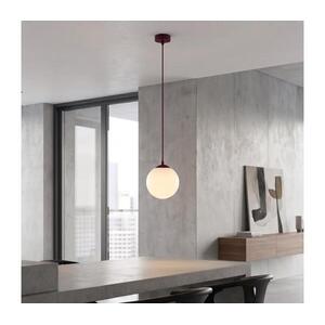 EMIBIG Kábelre függesztett csillár COSMO 1xE14/10W/230V, átmérő 14 cm, piros/fehér 1789/1 kép