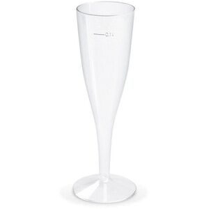 Wimex pezsgős pohár, kristály, 0, 1l, 63 mm átmérő, 10 db kép