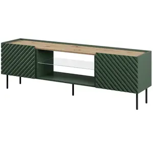 Szafka RTV Onda Ef Green/Artisan kép