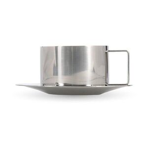 Ezüstszínű rozsdamentes acél csésze szett 2 db-os cappucinóhoz 200 ml Oryn – S|P Collection kép