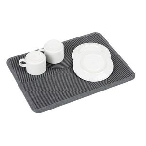 Szürke kovaföld edénycsepegtető alátét 40x30 cm Damon – Wenko kép