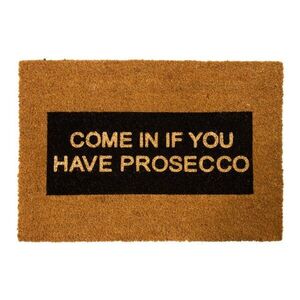 Come In If You Have Prosecco Glitter természetes kókuszrost lábtörlő, 40 x 60 cm - Artsy Doormats kép