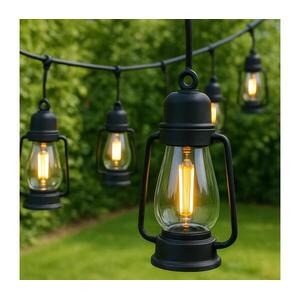 Kültéri dekorációs fényfüzér GIRLANDA 10xLED 10m IP44 meleg fehér LM-10.266 kép