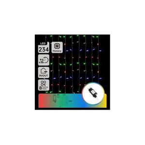 B.V. - LED Kültéri karácsonyi fényfüzér 234xLED/8 funkció 1, 2x1, 8 m IP44 többszínű B10303ABHR kép