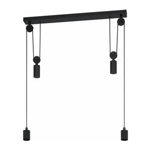 Eglo - Tápkábel WINKWORTH 2xE27/40W/230V fekete kép