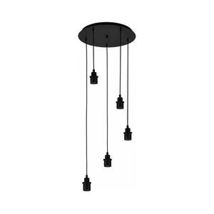 Eglo - Tápkábel WRINGTON 5xE27/60W/230V fekete kép