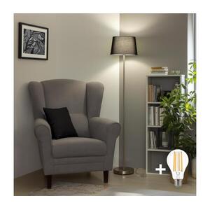 BRILAGI - LED állólámpa CERIA 1xE27/40W/230V, átm. 30 cm, fekete/matt króm SA2188+EG781038 kép