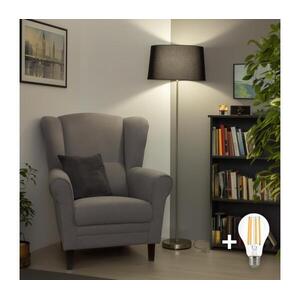 BRILAGI - LED állólámpa CERIA 1xE27/40W/230V, átm. 45 cm fekete/matt króm SA2188+EG781044 kép
