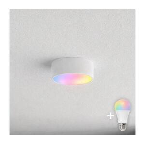 BRILAGI - LED RGBW fényerőszabályozható fürdőszobai mennyezeti lámpa CLARE 1xE27/12W/230V IP54 fehér BG0818+AI0819 kép