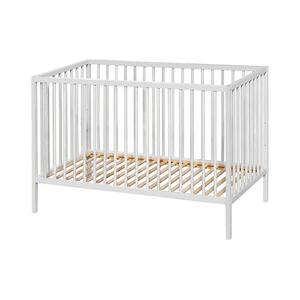 PETITE&MARS - Babaágy NELA BEECH 120x60 cm fehér/bükk 940392 kép