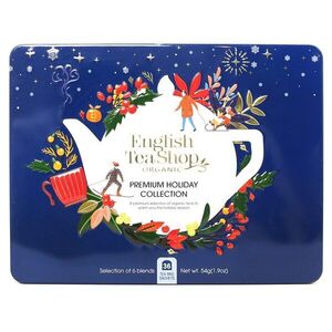 ENGLISH TEA SHOP Ünnepi fémdobozos prémium bio teaválogatás 36 filter kép