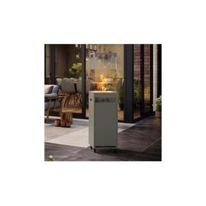 Planika Faro GAS - Kültéri gázkandalló 142x36 cm 8kW szürke + védőhuzat GO-FASG-00-K2 kép