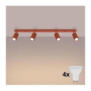 BRILAGI - LED spotlámpa CRESTO 4xGU10/10W/230V narancssárga BR.1641 kép