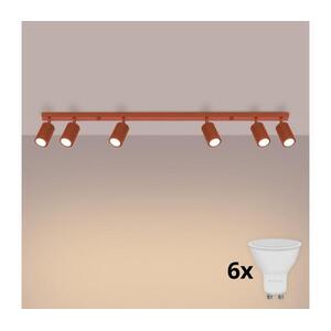 BRILAGI - LED spotlámpa CRESTO 6xGU10/10W/230V narancssárga BR.1642 kép