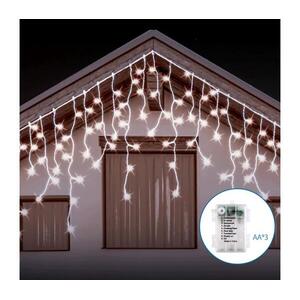 B.V. - LED kültéri karácsonyi fényfüzér 200xLED/8 funkciós 13x0, 6m IP44 hideg fehér B10303K41 kép