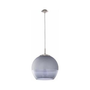 BRILAGI - LED függőlámpa kábellel RETRO GLASS 1xE27/60W/230V matt króm/füstszürke EG85261A+NSTK7773 kép