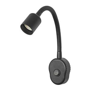 Osram - Hajlítható fali lámpa PLUG TUBE FLEX 1xGU10/5W/230V fekete 4058075858831 kép