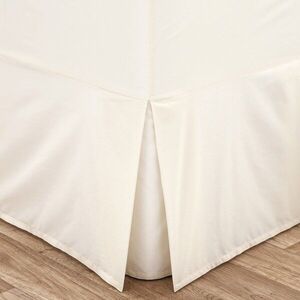 Krémszínű gumis perkál ágykeret huzat 135x190 cm Easy Iron Percale – Catherine Lansfield kép