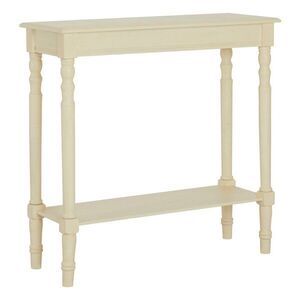 Elefántcsont színű borovi fenyő konzolasztal 30x80 cm Heritage – Premier Housewares kép