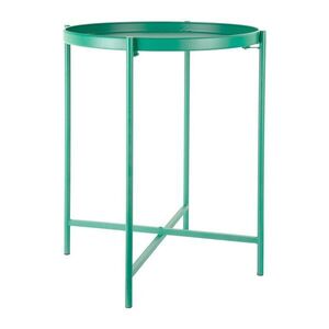Fém kerek tárolóasztal ø 40 cm Meseta – Leitmotiv kép