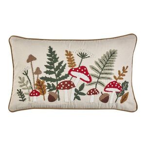 Pamut díszpárna 30x50 cm Embroidery Woodland – Catherine Lansfield kép