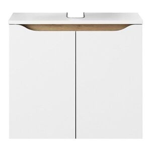 Fehér alacsony fali szekrény mosdókagyló nélkül 60x53 cm Set 857 – Pelipal kép