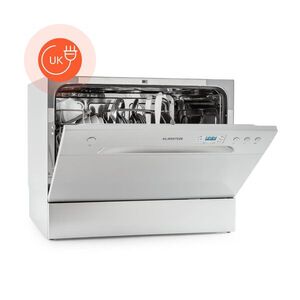 Klarstein Amazonia 6, mosogatógép, 1300 W, 6 teríték, F energiahatékonysági osztály, 49 dB, nyomógombos vezérlés kép
